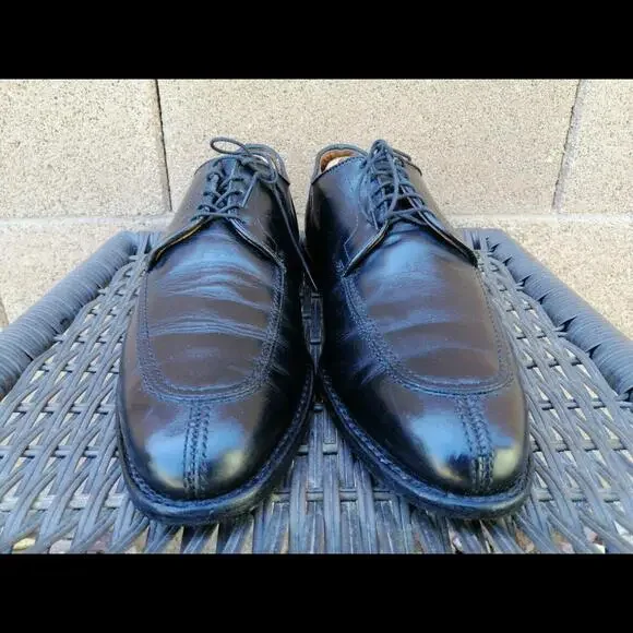 Allen Edmonds “Lasalle” Oxford Black Lace Up 10.5 D Allen Edmonds Lasalle Men Black Oxford Shoe Size 10.5D Pre  main image 4